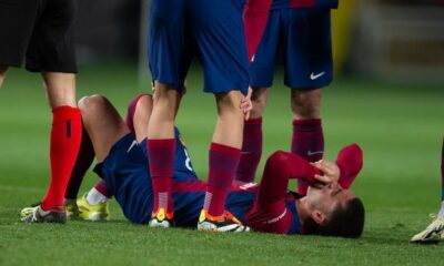 Ferran Torres se va llorando de Montjuïc tras sufrir una lesión muscular