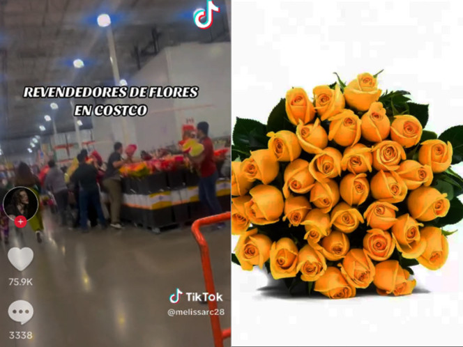 Revendedores de Flores del Costco causan revuelo por el 14 de Febrero
