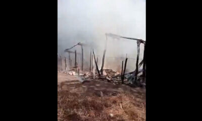 VIDEO: Voraz incendio consume vivienda en Río Grande Tututepec